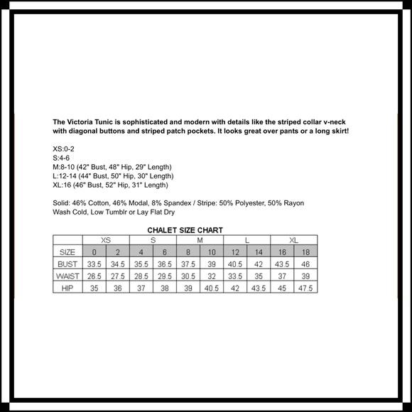 Chalet “Victoria” Tunic in Hazelnut/Black XS (Fits more like a medium) - Picture 7 of 11